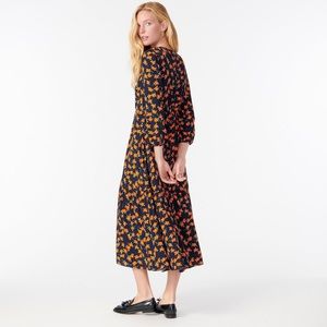 J.Crew Floral Tiered Midi Dress NWT Size 10
